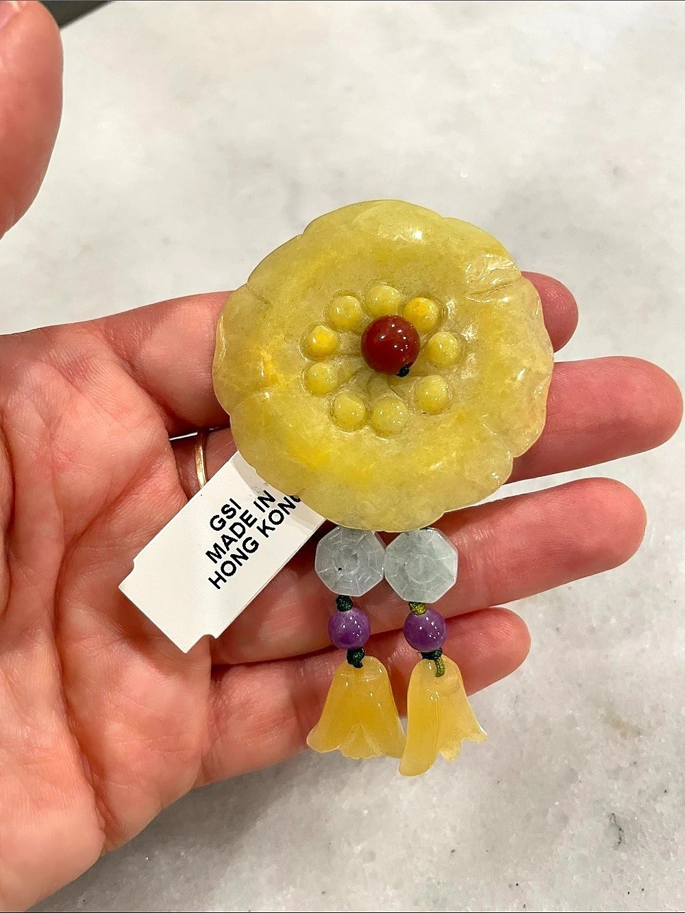 Yellow Flower Hair Accessory NWT